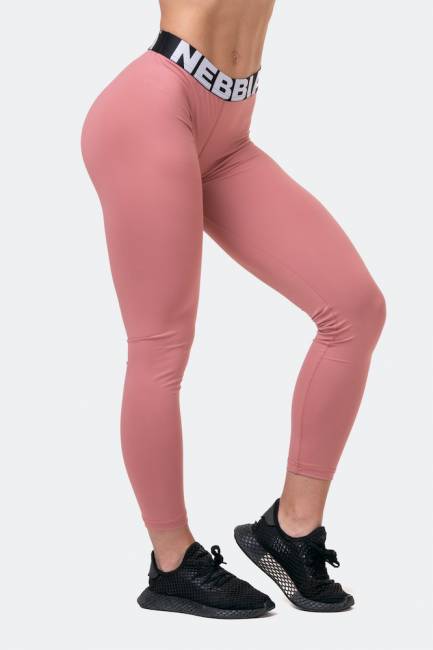 NEBBIA Squat Hero Scrunch Butt Leggings - Old Rose