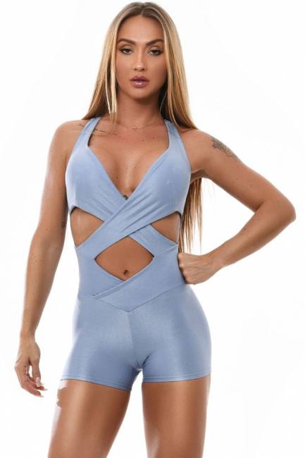 Let´s Gym Mini Jumpsuit Wonder Blue