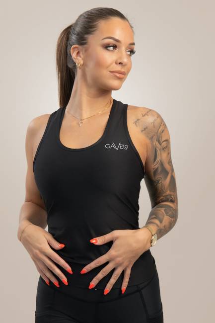 Gavelo Mesh Tank Top Black