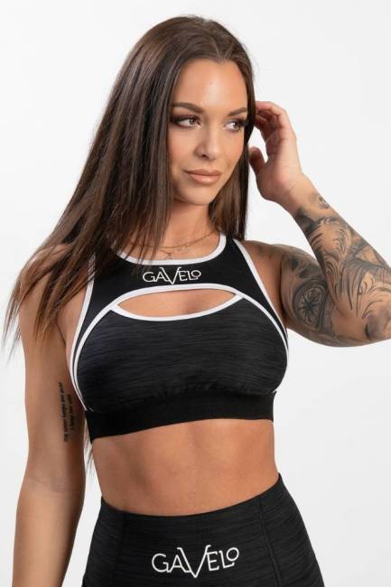 Gavelo Sport-BH Black &amp; White Swirl