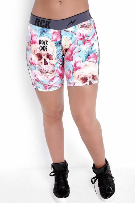 Rock Code Short Ironie Skull