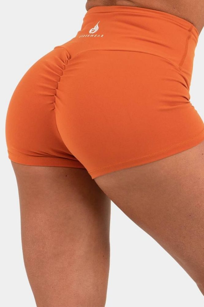 CHILY FIT Ryderwear Animal Scrunch Bum Shorts Rust