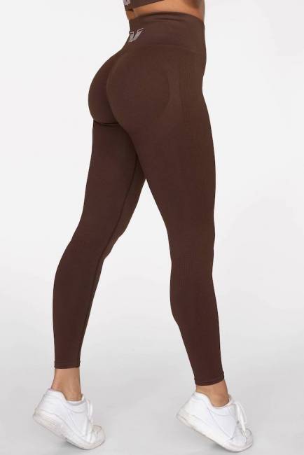 Gavelo Seamless Booster Chicory Coffee Leggings