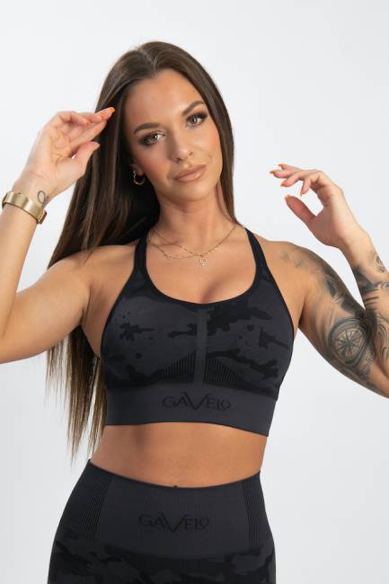 Gavelo Sport-BH Seamless Camo Antracite Grey