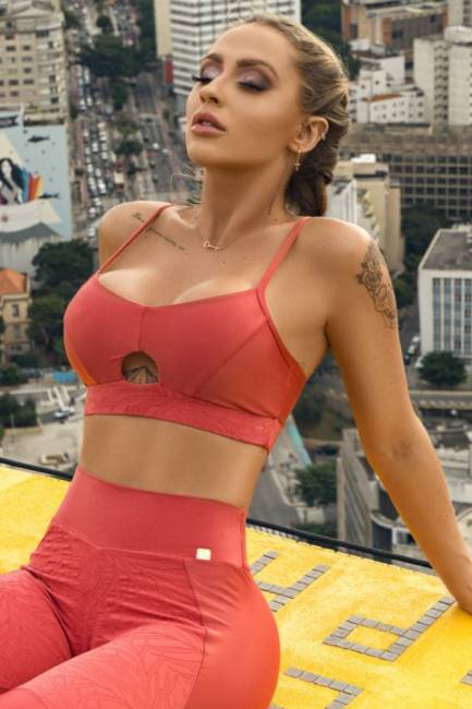 Let´s Gym Fitness Top Lush Coral